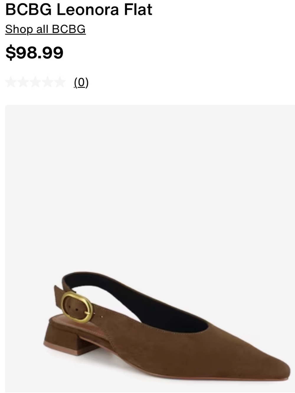 Nwob. Lenora BCBG sling backs